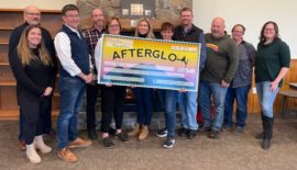 Afterglow Donation Check Presentation